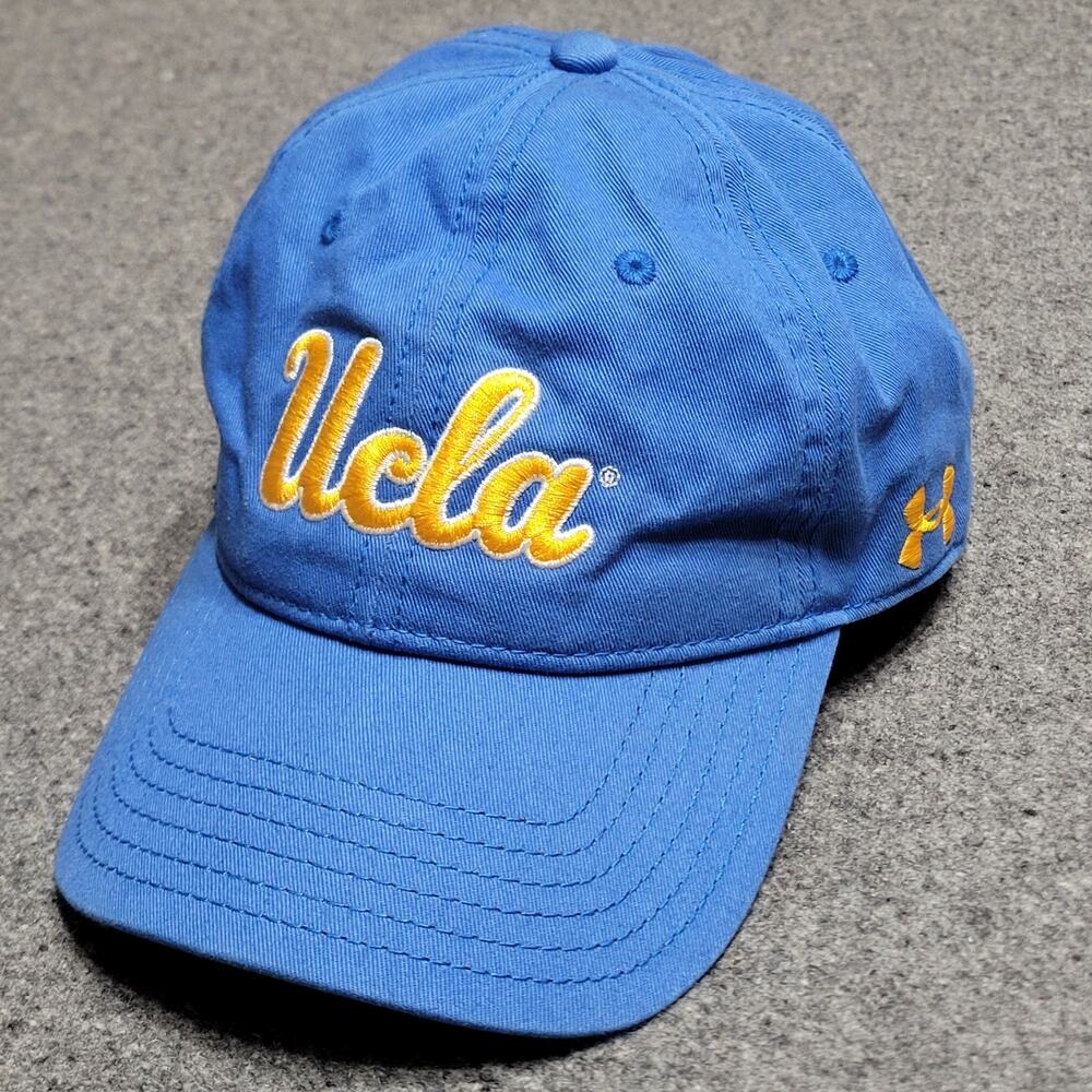 UCLA Bruins Hat Baseball Dad Cap Mens Blue UA John Wooden Adjustable Strapback